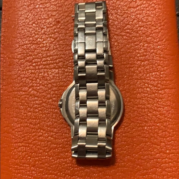 MENS SILVER & BLACK ESQ SWISS WATCH - Picture 3 of 5